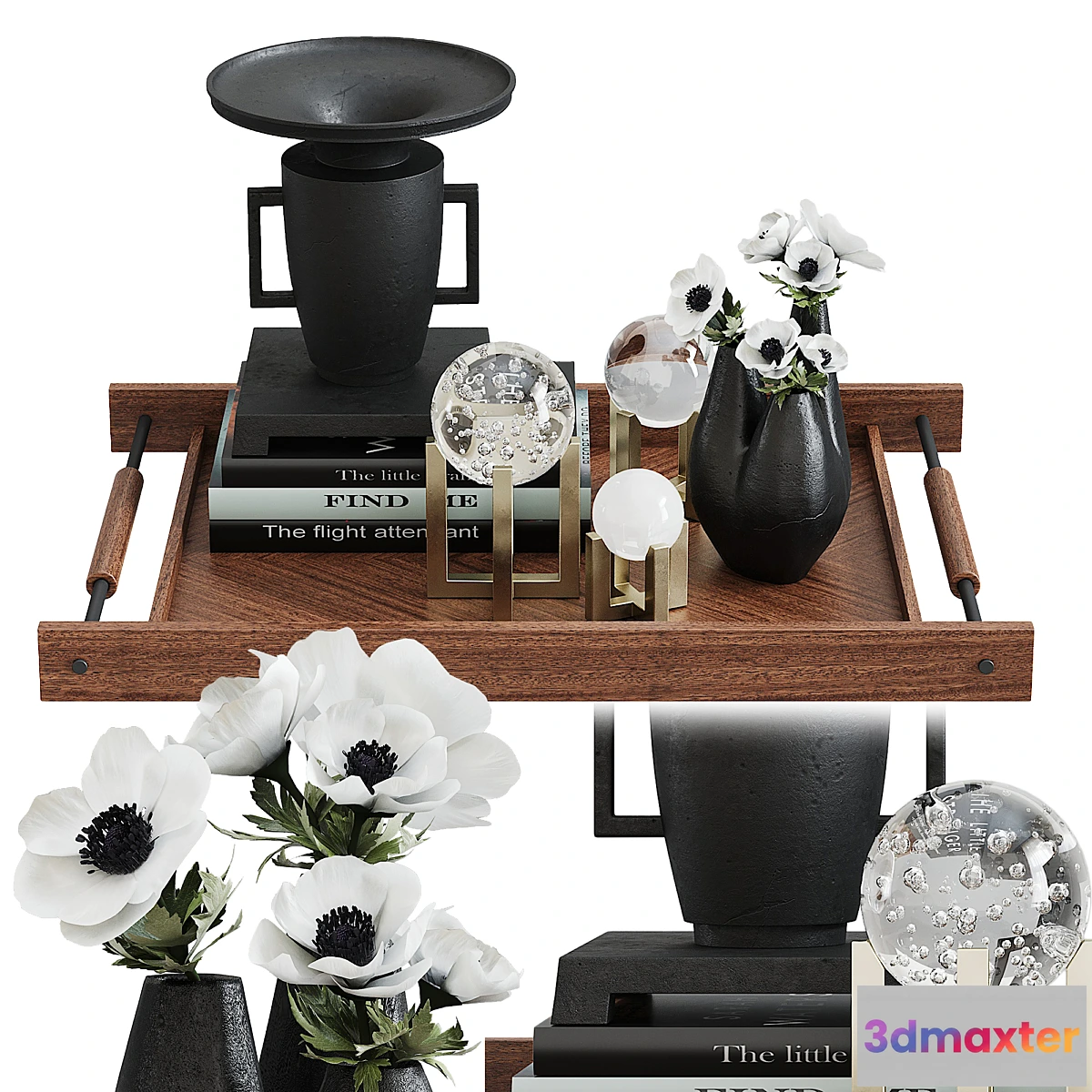 891000 - Arteriors anemon decor set - No.2