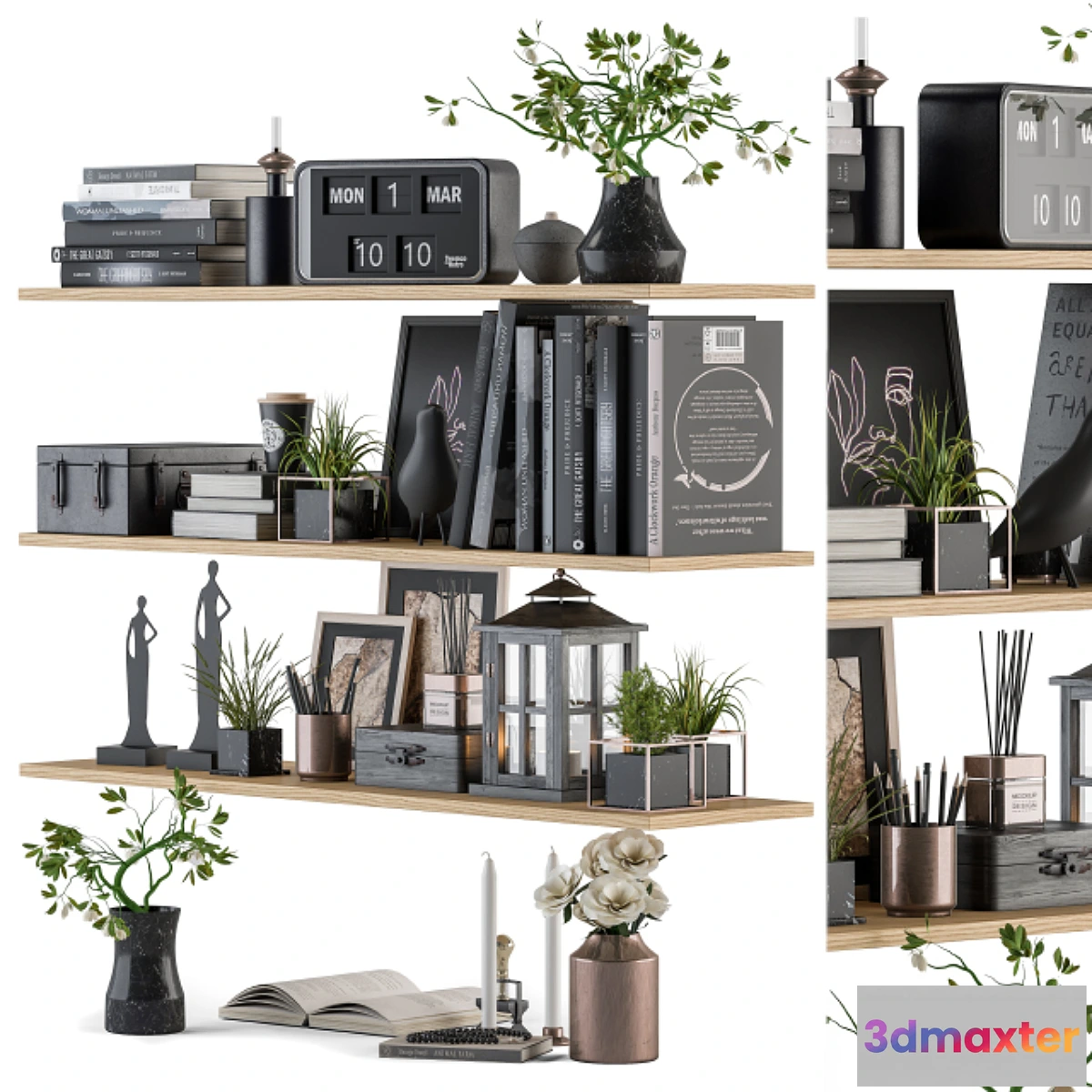 891008 - Decorative Set on Shelves - No.6