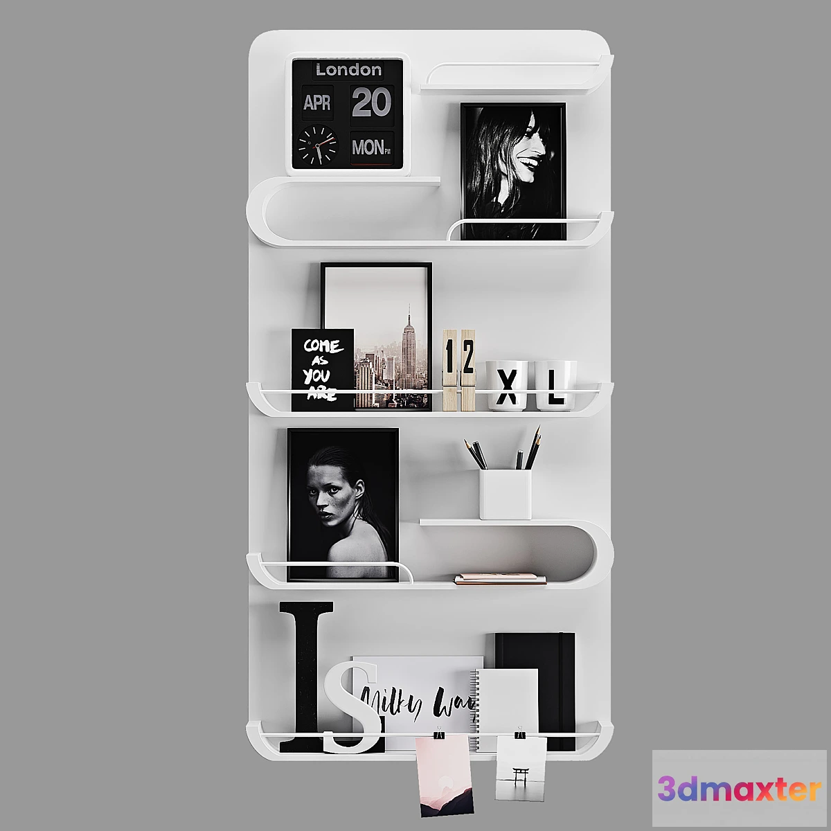 891018 - Decorative set with shelf - No.2