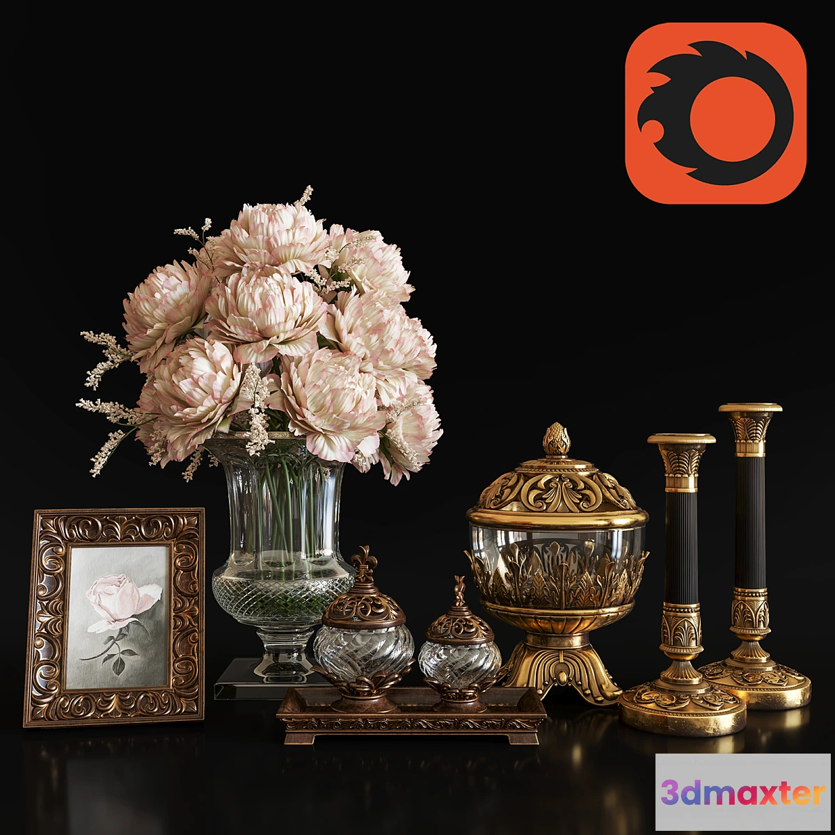 891046 - Decoration Set 26 Antique Vases and candlestick - No.2