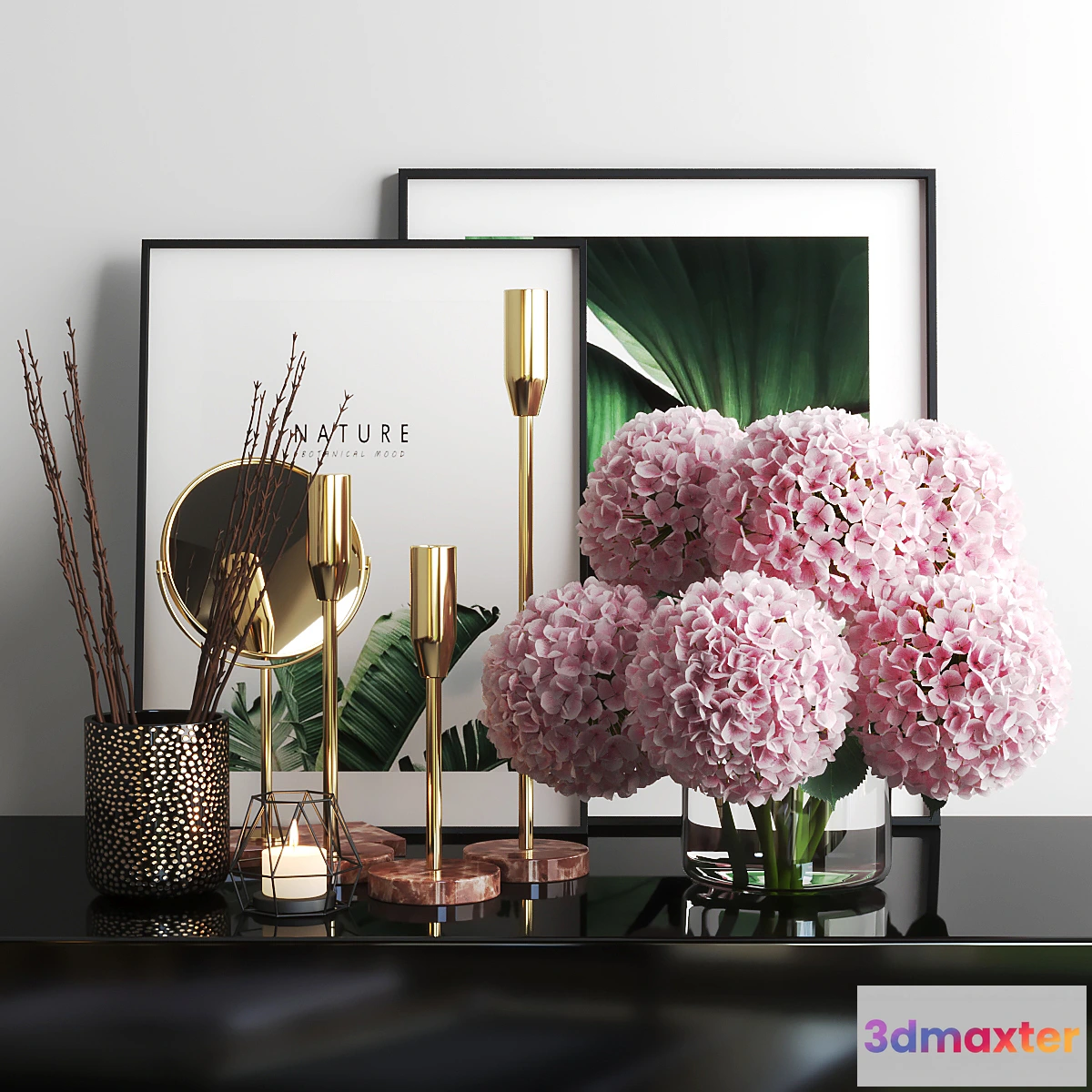 891236 - set354 -Hydrangea red - No.2