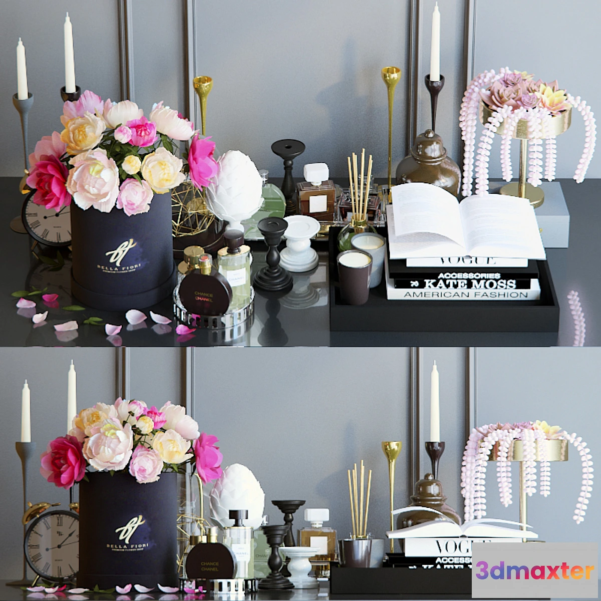 893712 - Decorative set of 4 - No.3