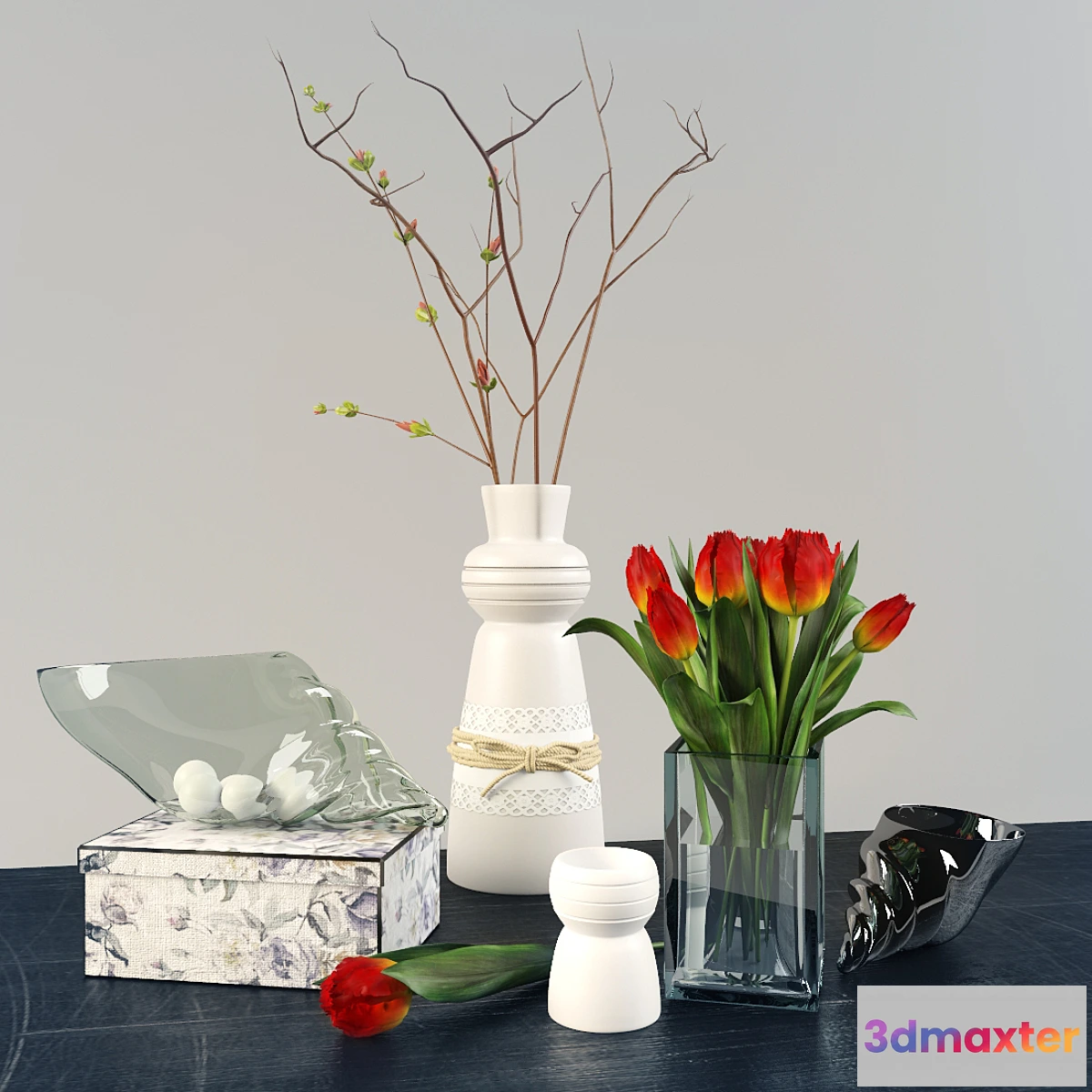 898698 - Decorative set with tulips - No.6