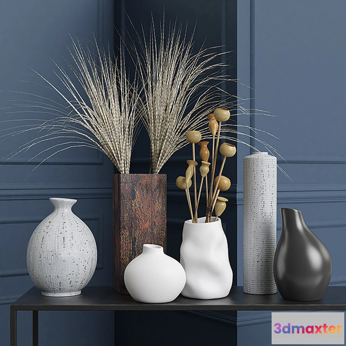 902778 - Vases and dried flowers - No.2