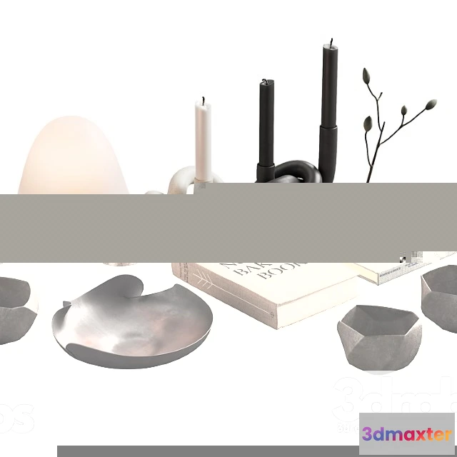 922278 - 372 Decorative Set 040 Japandi Accessories Kit 02