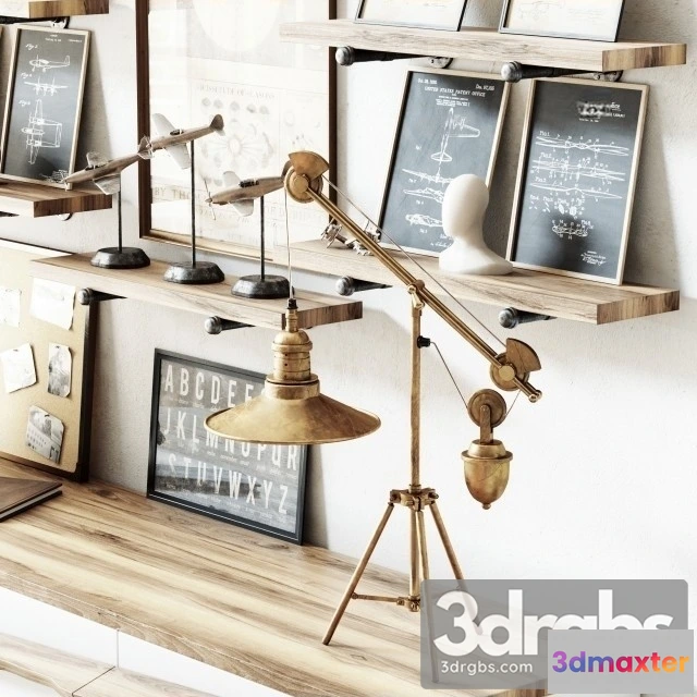 922314 - Aviation Themed Decorative Loft Set