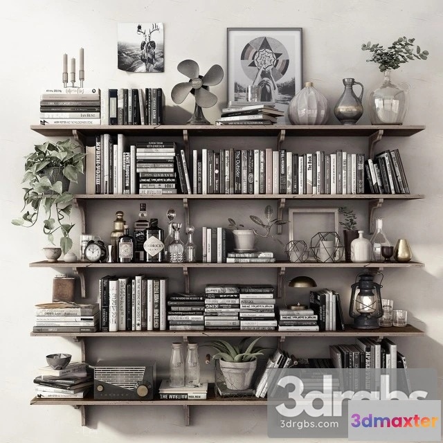 922364 - Bookcase Decoration 04