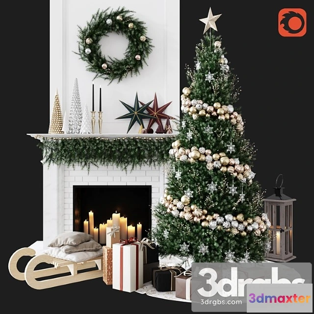 922440 - Christmas Decorative Set Sk 1