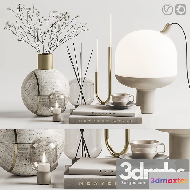 922910 - Decoration Set 001 Hauri Candleholder Arche Collection Curiosity Objects