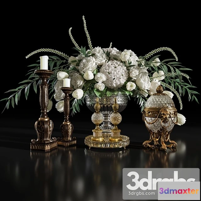 922952 - Decoration set 28 elegant and antique.