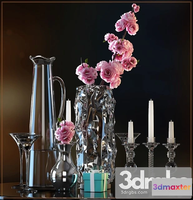 923056 - Decorative flower vase set 3