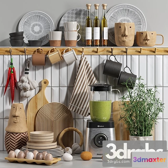 923064 - Decorative Kitchen Set 04