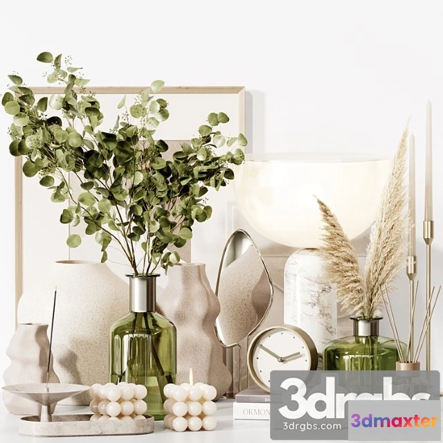 923664 - Decorative Set 31 With Eucalyptus Plants 1