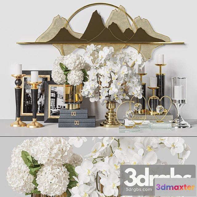 923760 - Decorative Set 45 Console Decor