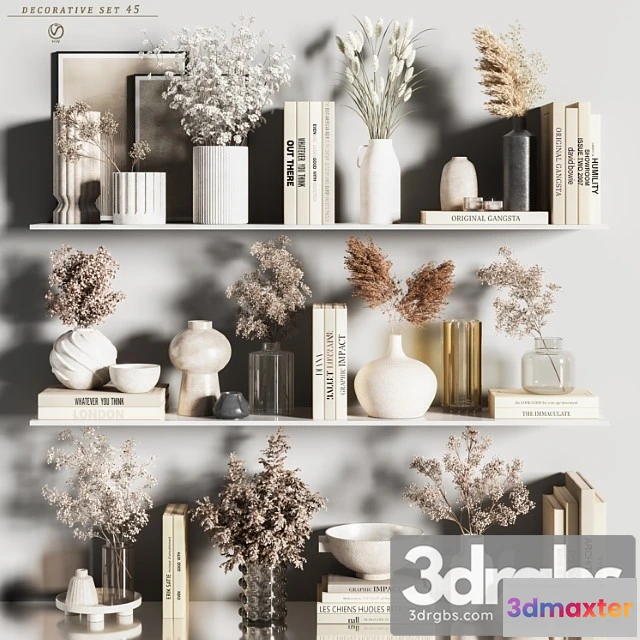 923762 - Decorative Set 45 Vray