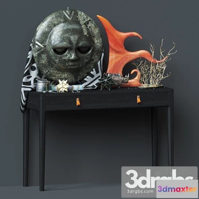 923942 - Decorative set African figurines.