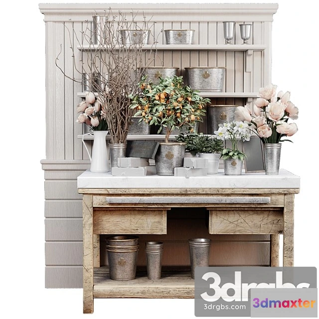 923986 - Decorative set Ave la mercerie flowers