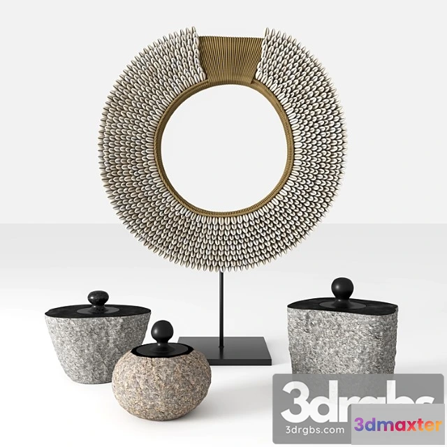 923988 - Decorative set Bali home decorative set