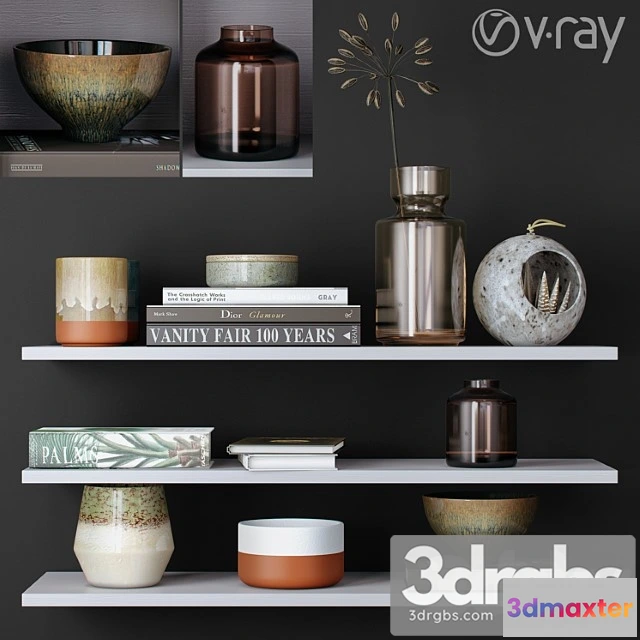 924002 - Decorative set Bloomingville husligheter decorative set