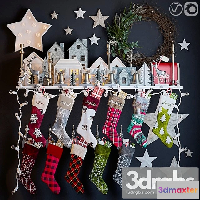 924070 - Decorative set Christmas decor 3
