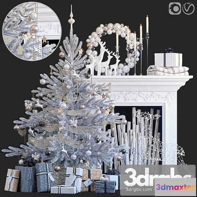 924082 - Decorative set Christmas tree 5