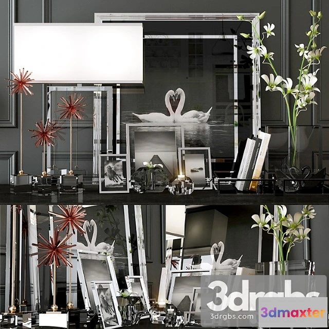 924098 - Decorative set Crytal decor set