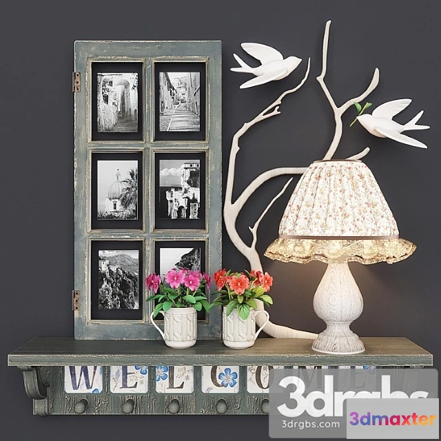 924114 - Decorative set Decor in provence style