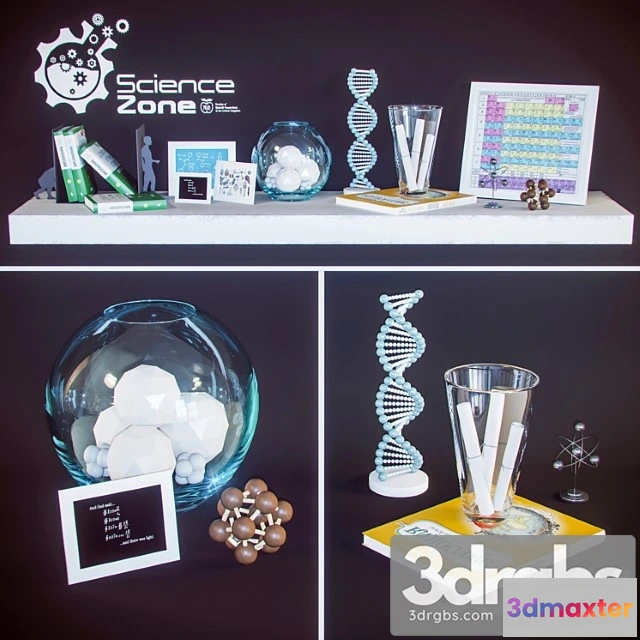 924120 - Decorative set Decor science set 01
