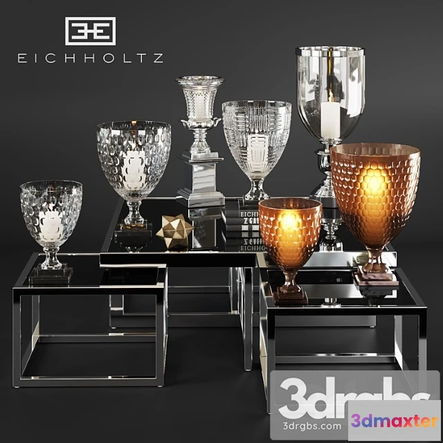 924160 - Decorative set Eichholtz hurricanes