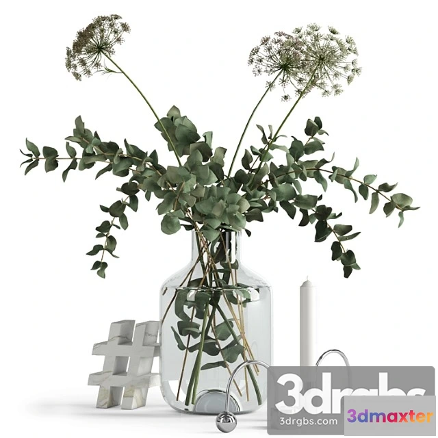 924170 - Decorative set Eucalyptus and anna&