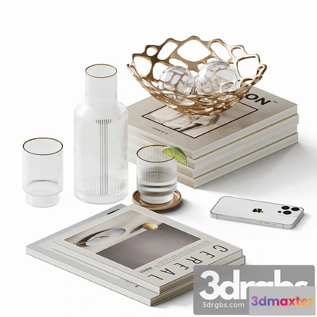 924192 - Decorative Set For a Coffee Table