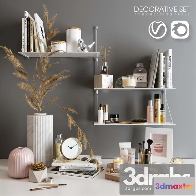 924208 - Decorative Set For Dressing Table
