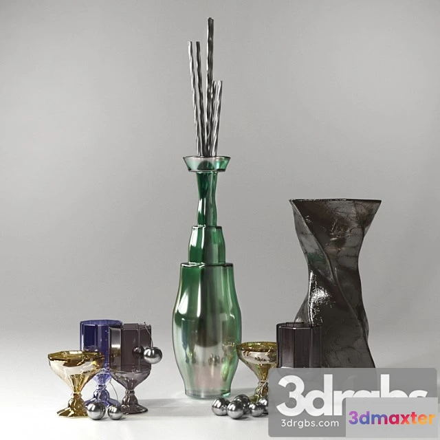 924246 - Decorative set Glass decor set v.1