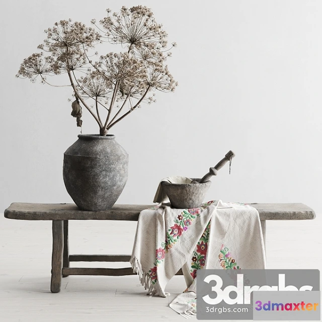 924288 - Decorative Set in a Rustic Style