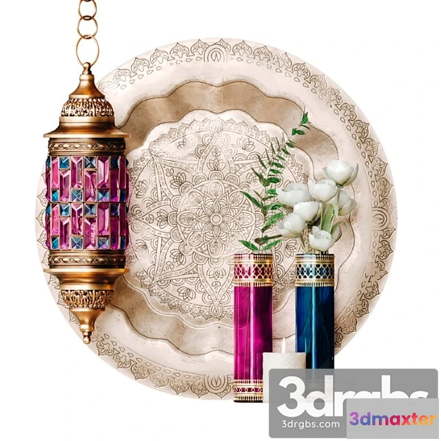 924294 - Decorative set in Moroccan style