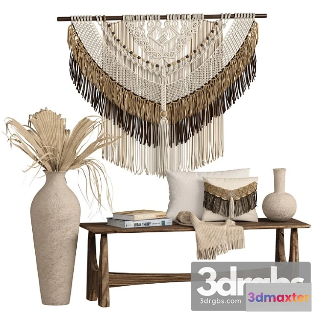 924354 - Decorative set Macrame decor set 01