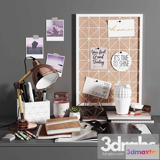 924358 - Decorative set Maisons du monde blush decor