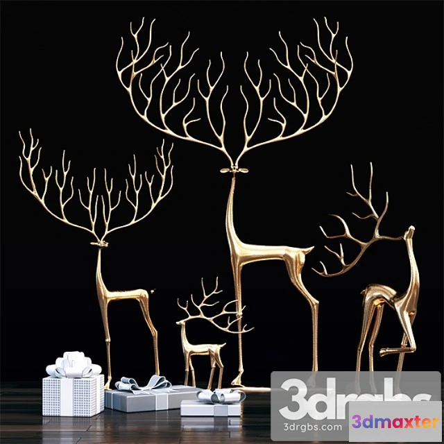 924362 - Decorative set Merry reindeer