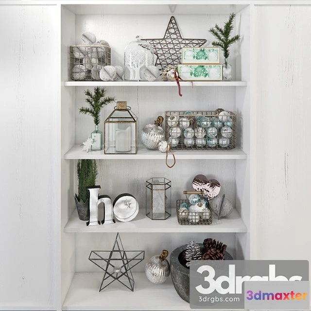 924412 - Decorative set New year or christmas decorative set