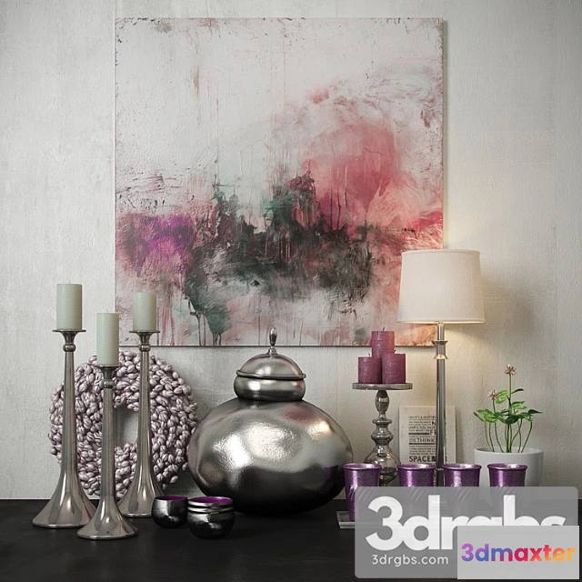 924486 - Decorative set Pink decorative set