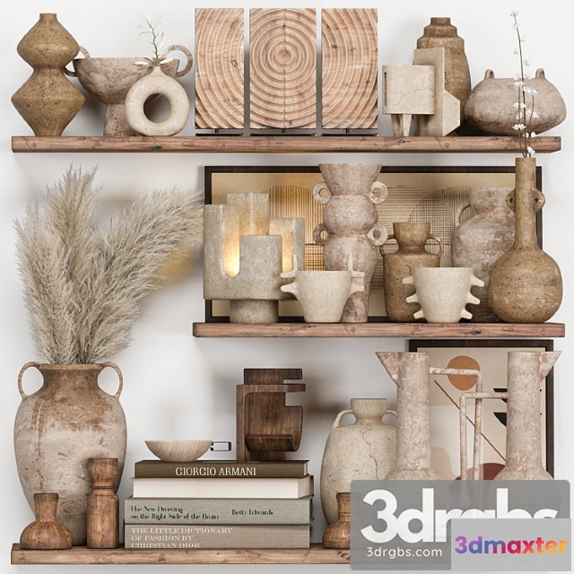 924528 - Decorative Set Rustic Style 05