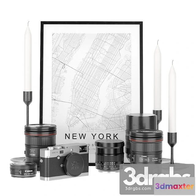 924618 - Decorative set shelves 02