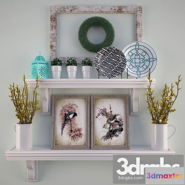 924624 - Decorative set Shelves for kitchen