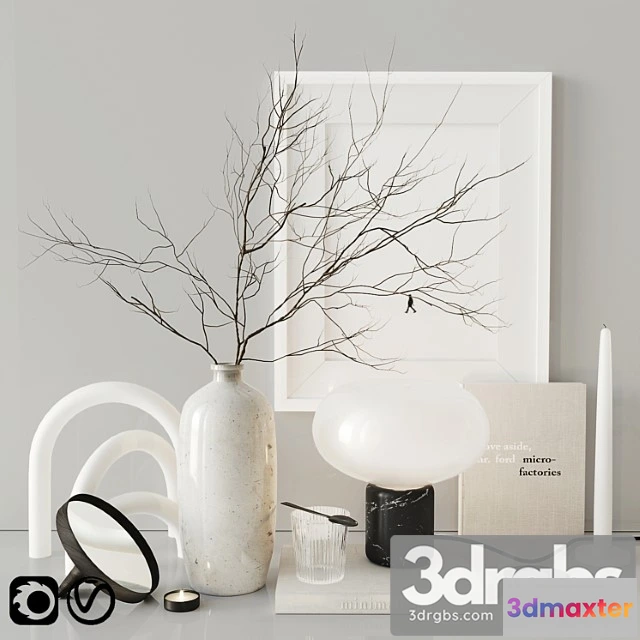 924702 - Decorative set White set