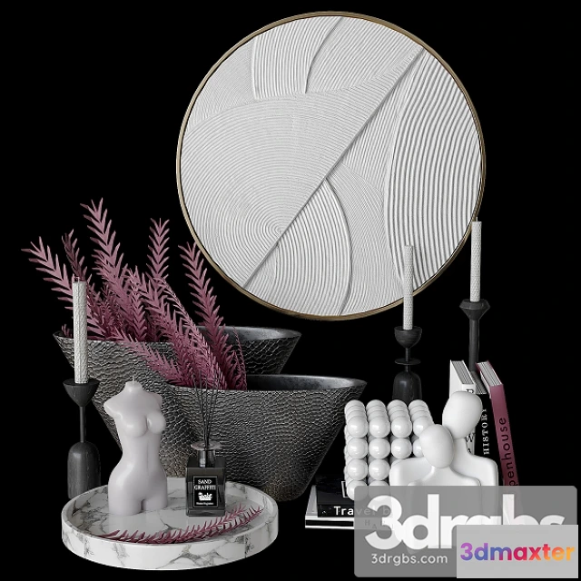 924724 - Decorative Set with Bas Relief