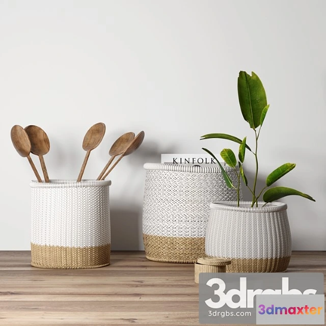 924730 - Decorative Set With Baskets 2