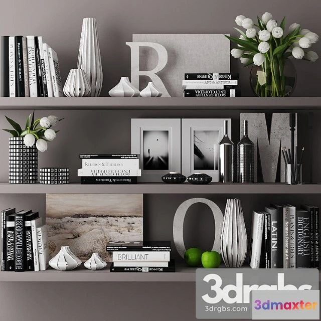 924738 - Decorative set with books 03