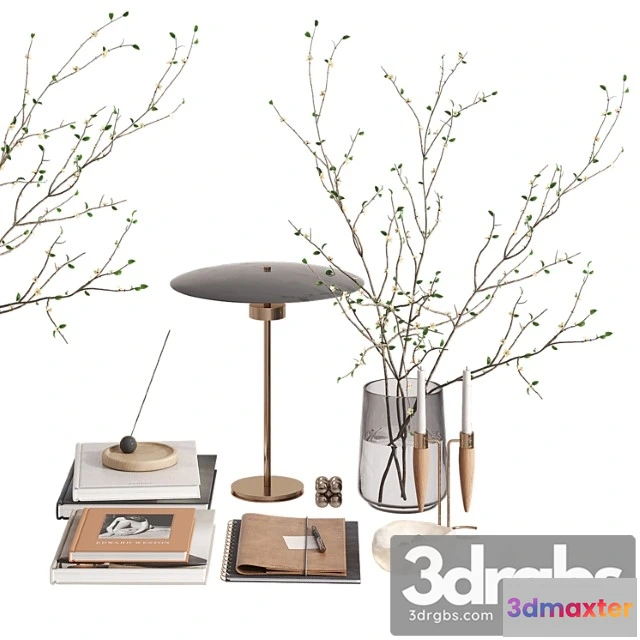924766 - Decorative Set With Cherry Branches 1