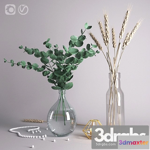 924812 - Decorative set with eucalyptus 2