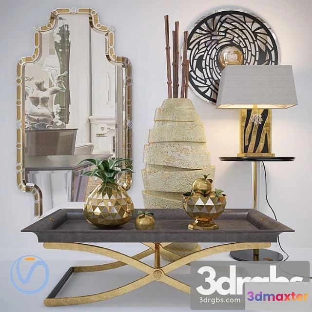 924824 - Decorative Set With Golden Apples 1